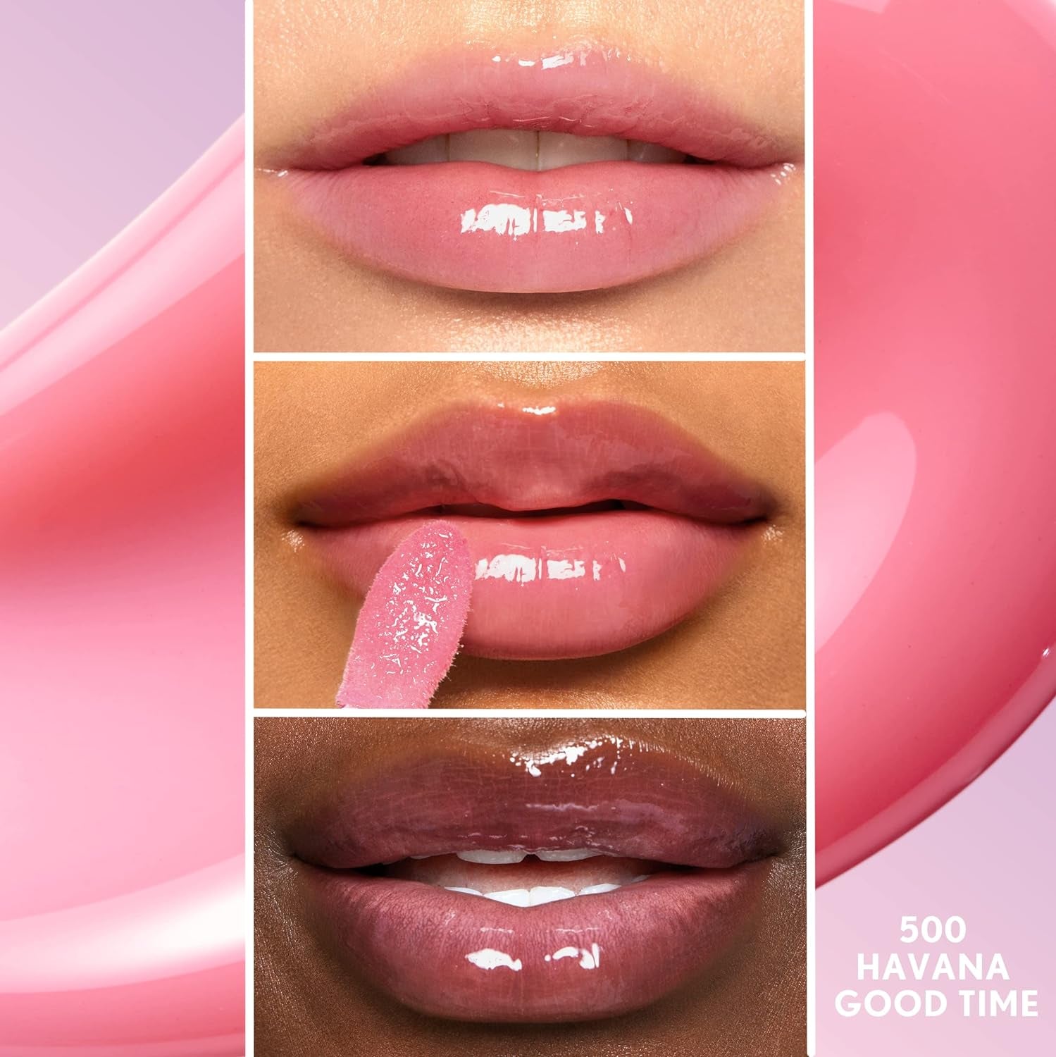 Clean Fresh Yummy Lip Gloss, Sheer, Natural Scents, Vegan Formula - 500 Havana Good Time, 0.33 Fl Oz