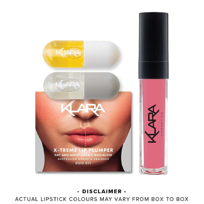 the Plump Lip Kit - Lip Gift Set - Matte Liquid Lipstick Long Lasting Wear - Lip Plumper Advanced Formula for Fuller Lips - 3 Pc