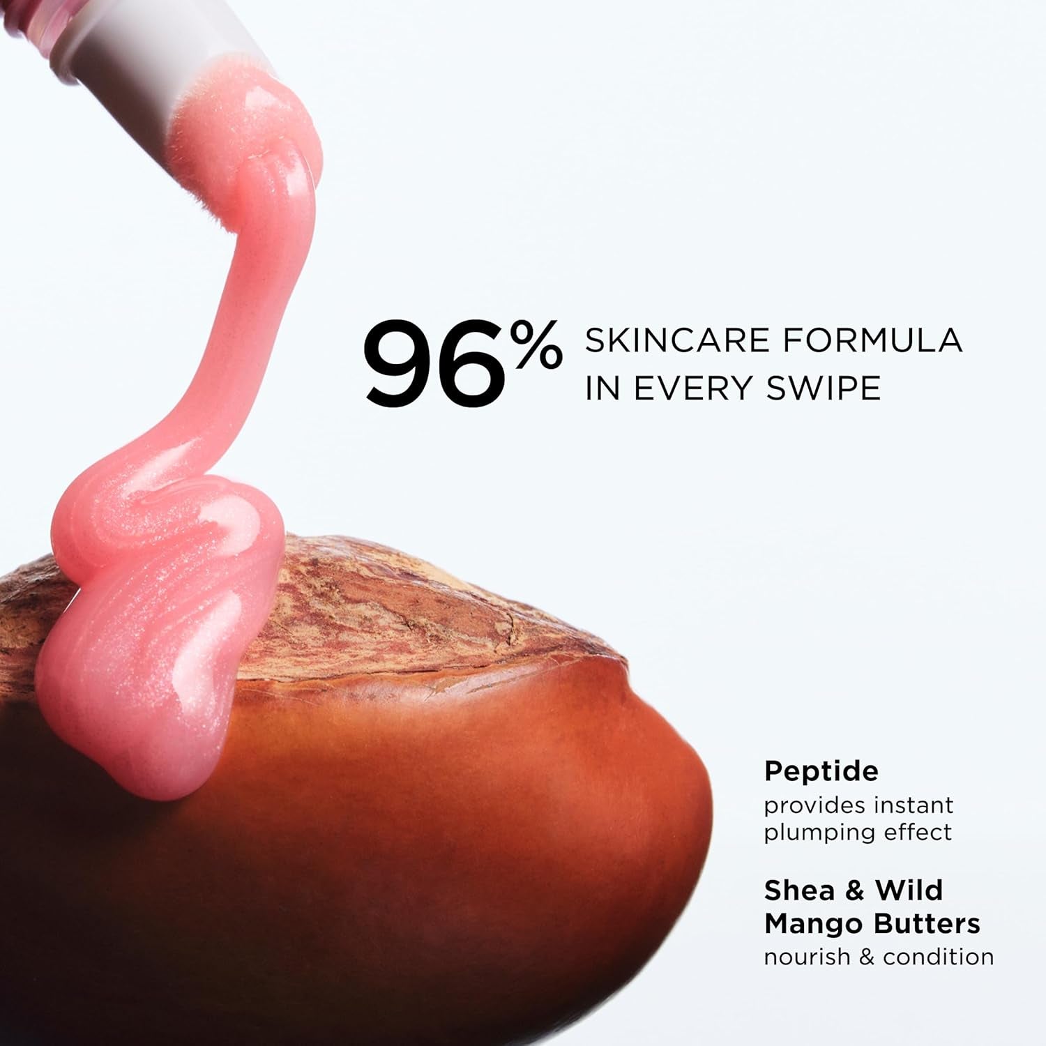 Lip Perfector | Peptide Plumping and Hydrating Lip Gloss | Instant Shine with Sheer, Shimmer Finish |Non-Sticky Texture with Vanilla Scent | 0.35 Ounces