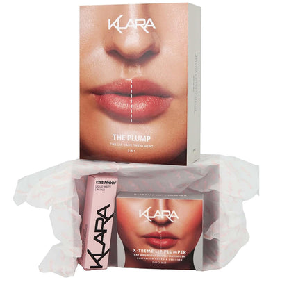 the Plump Lip Kit - Lip Gift Set - Matte Liquid Lipstick Long Lasting Wear - Lip Plumper Advanced Formula for Fuller Lips - 3 Pc